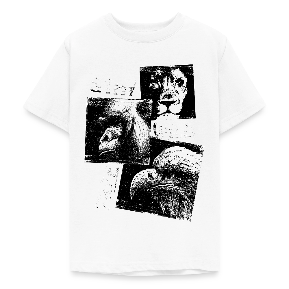 STAY WILD T-Shirt Teenager - white