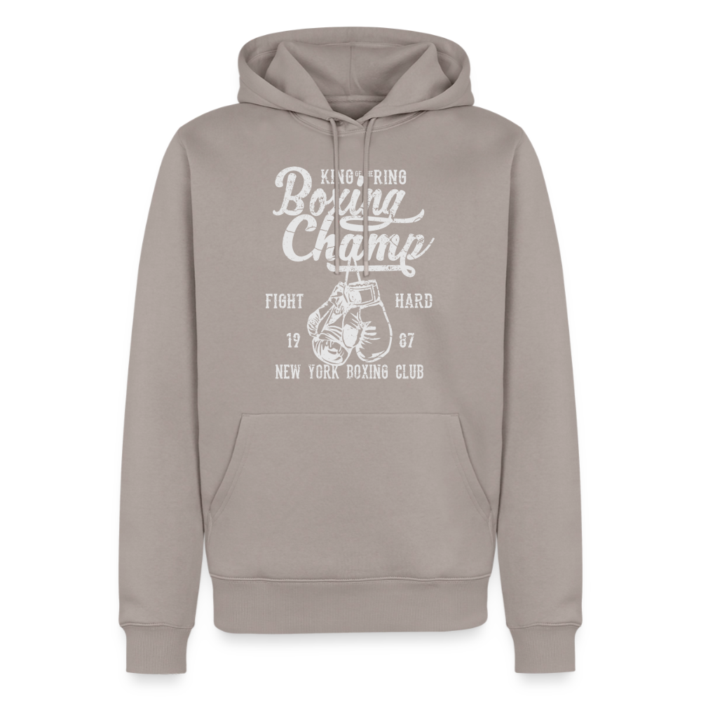 Boxing Champ Premium Hoodie - taupe