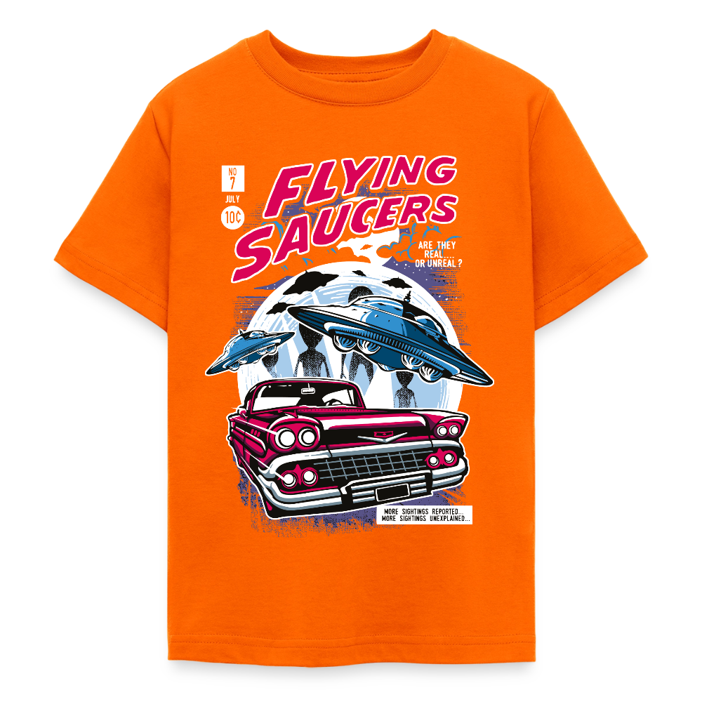 FLYING SAUCERS Teenager T-Shirt - orange