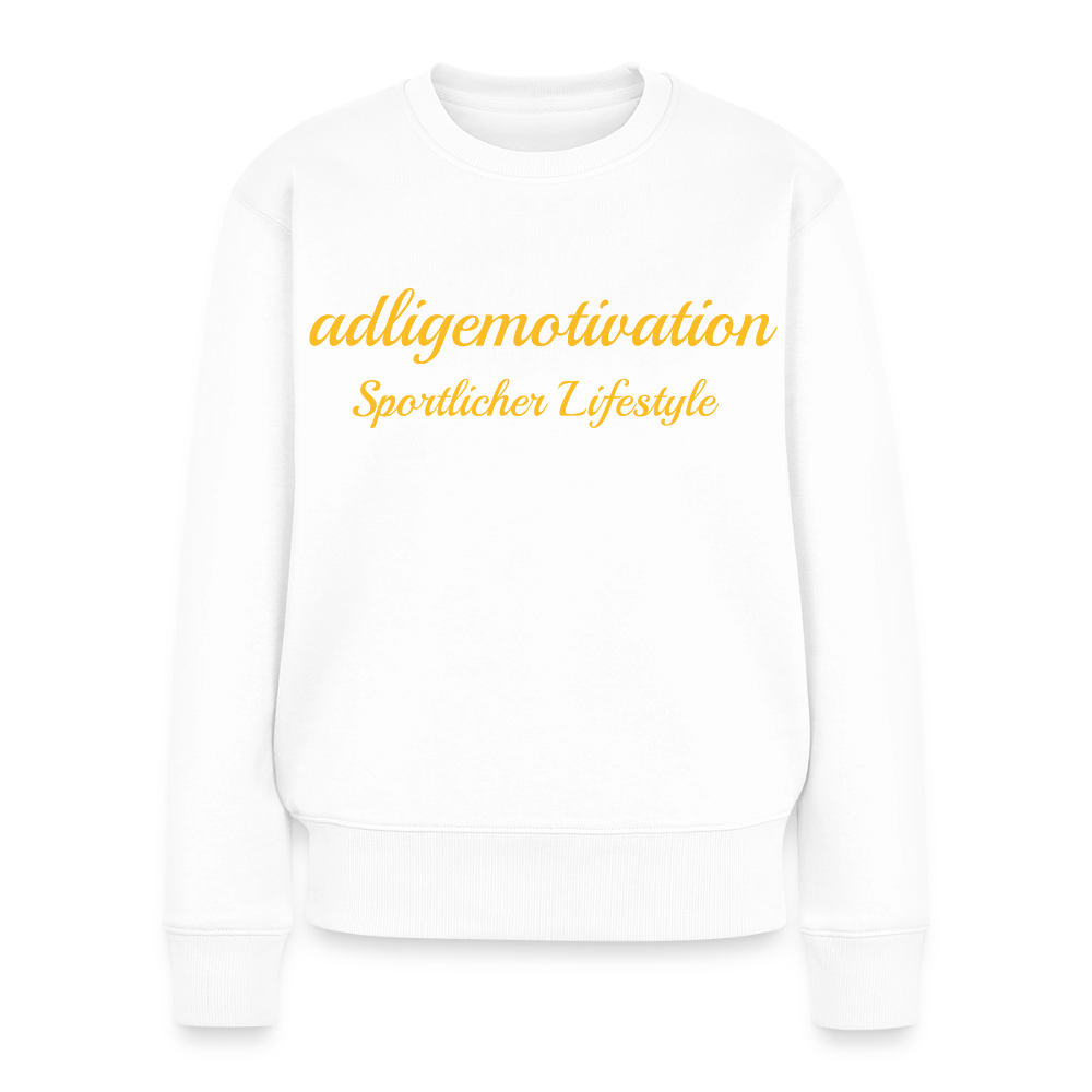 Sportlicher Lifestyle Premium Sweatshirt - white