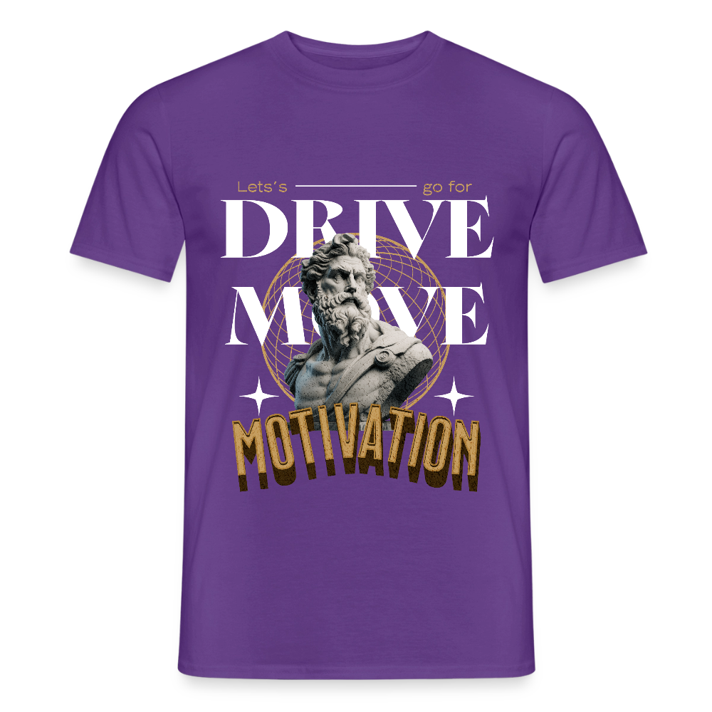 Motivation T-Shirt - purple
