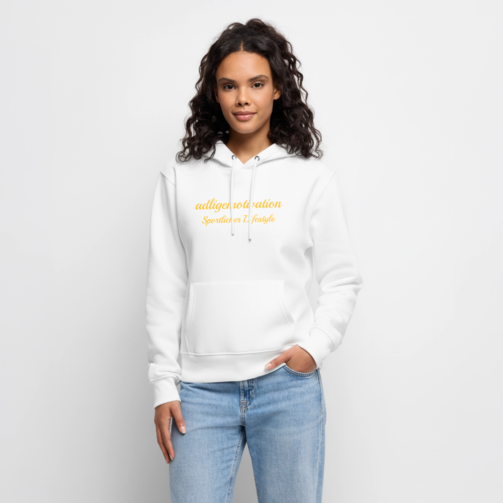 Sportlicher Lifestyle Premium Hoodie - white