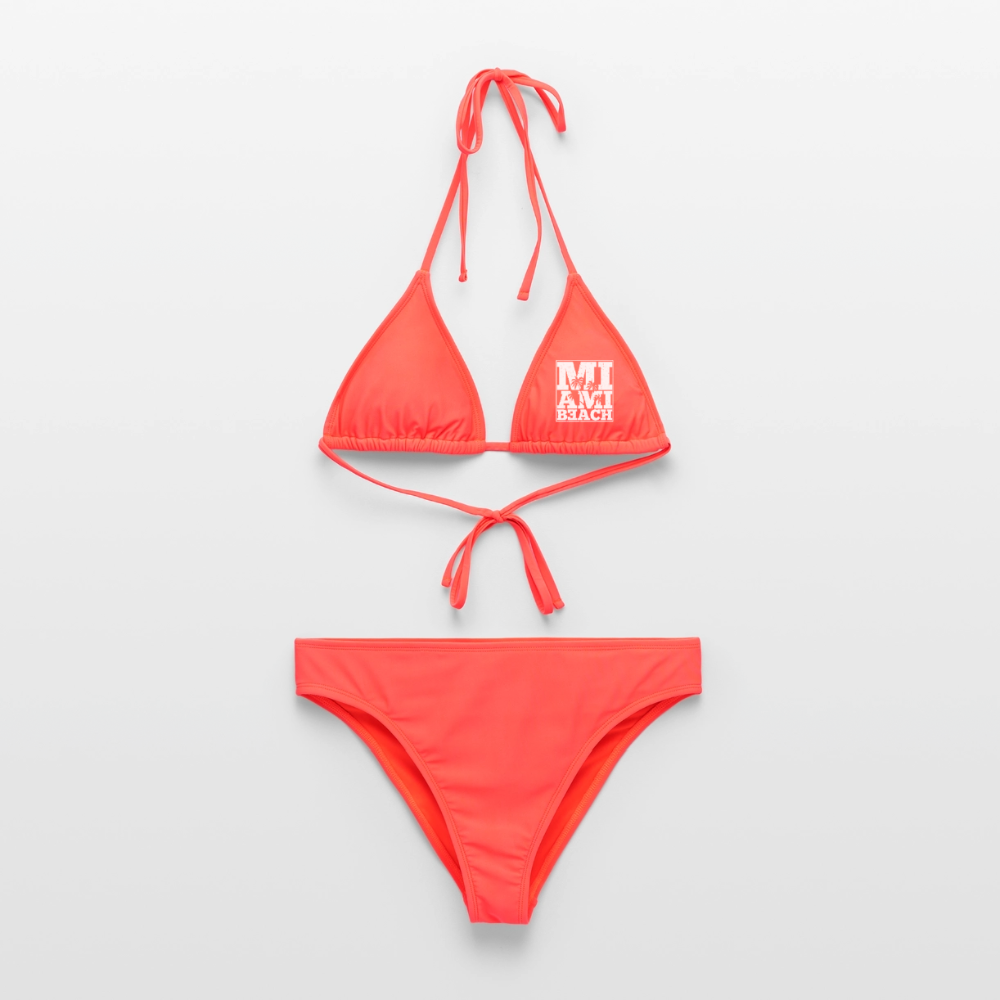 MIAMI BEACH Bikini - coral