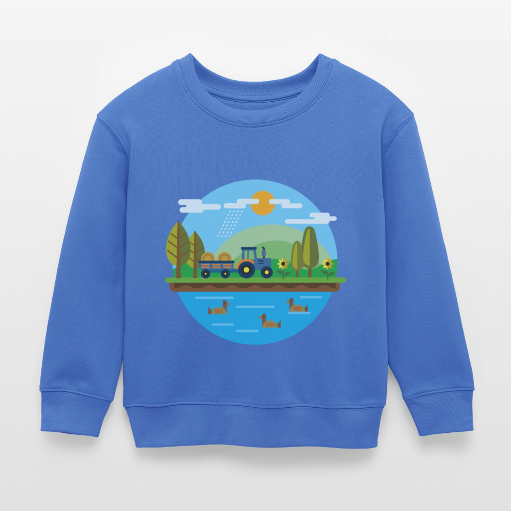 Bauernhof Premium Kinder Sweatshirt - carolina blue
