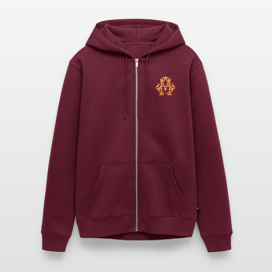 #TEAM adligemotivation Premium Logo Sweatjacke - burgundy