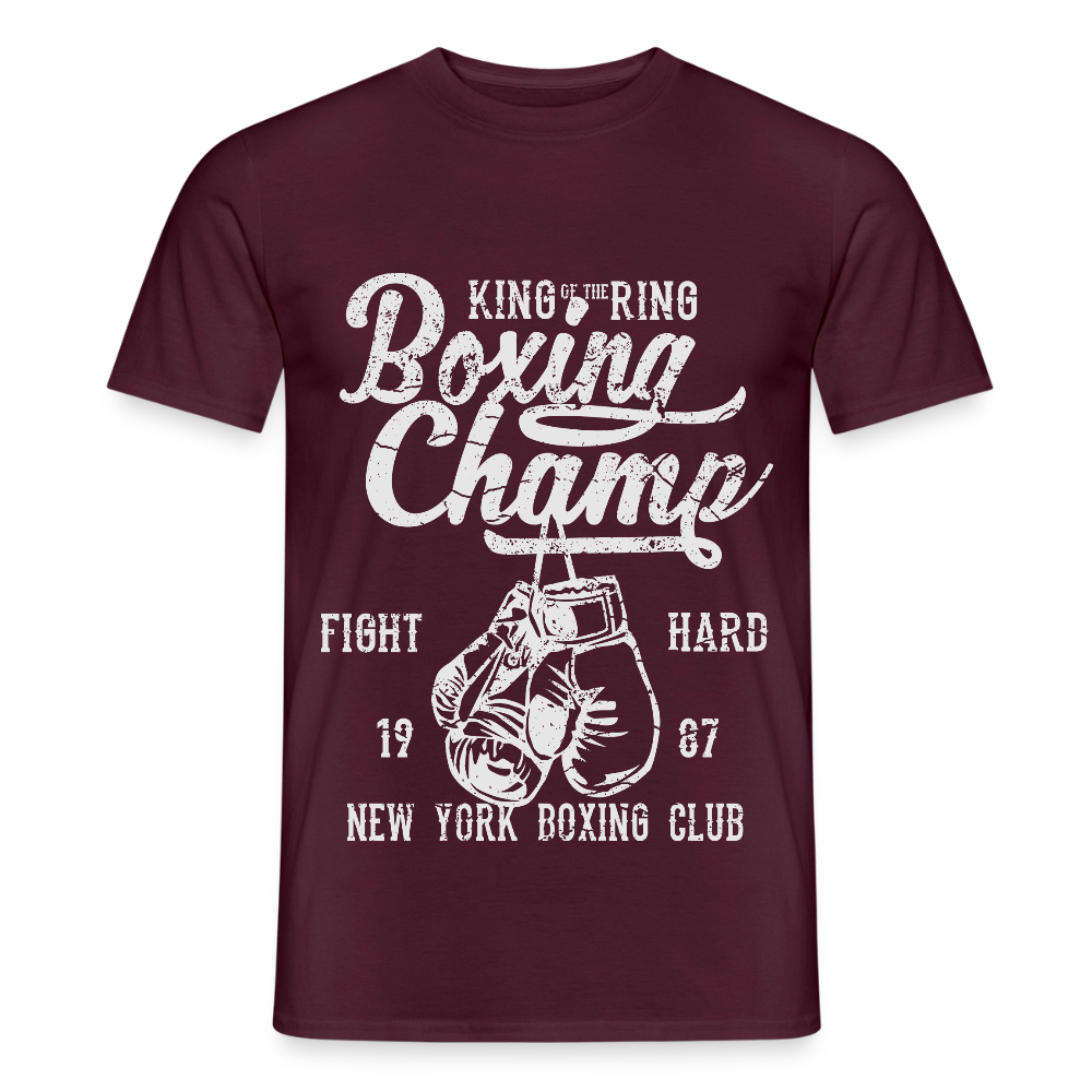 Boxing Champ T-Shirt - brick red