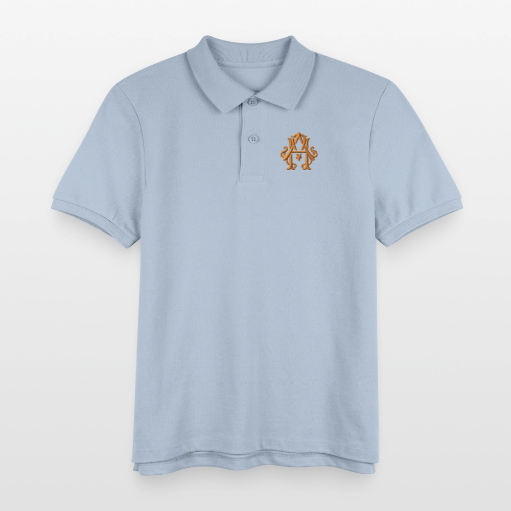 adligemotivation Premium Logo Kinder Poloshirt - sky blue