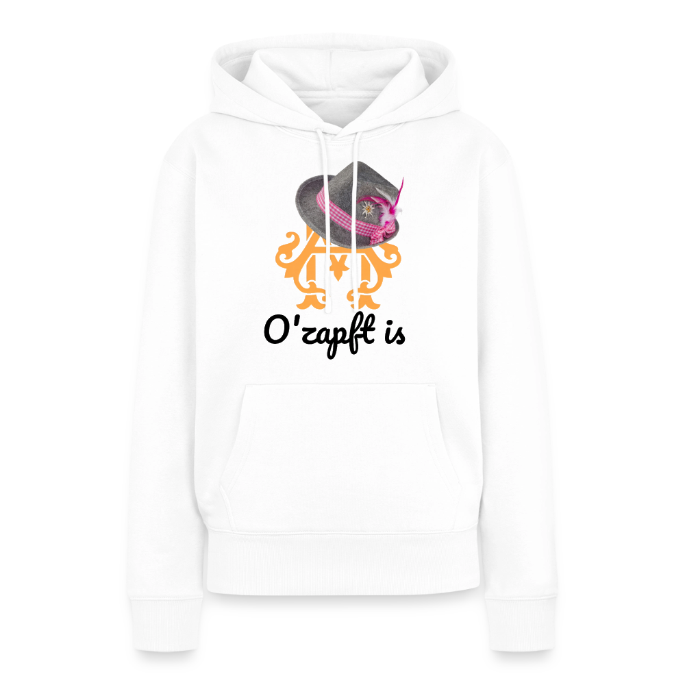 O´zapft is Premium Hoodie - white
