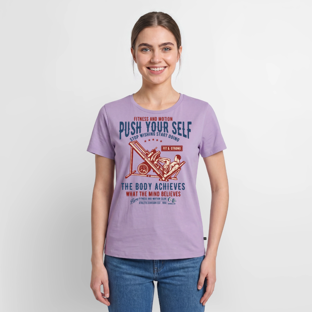 PUSH YOUR SELF Premium T-Shirt - lavender