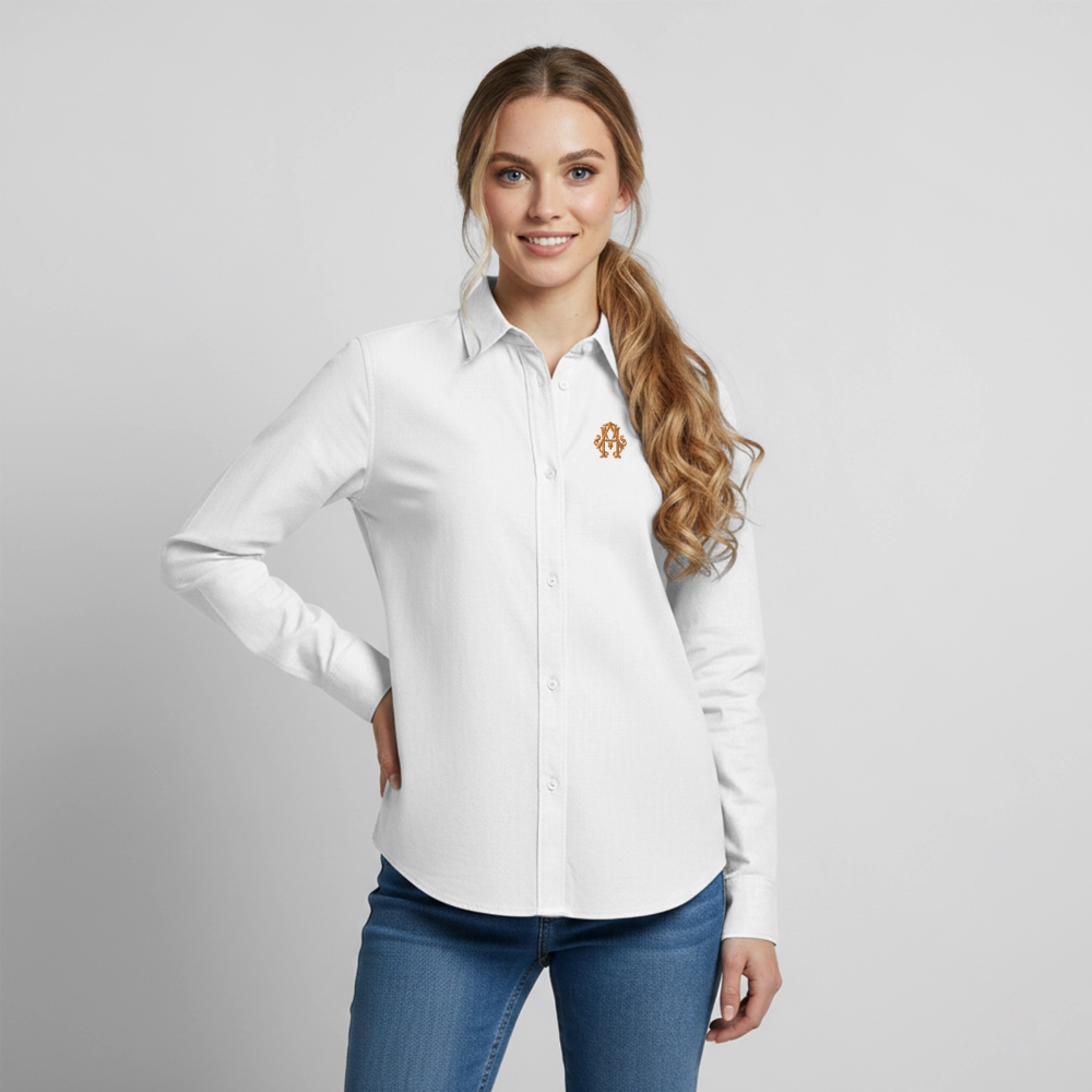 adligemotivation Oxford Hemd - white