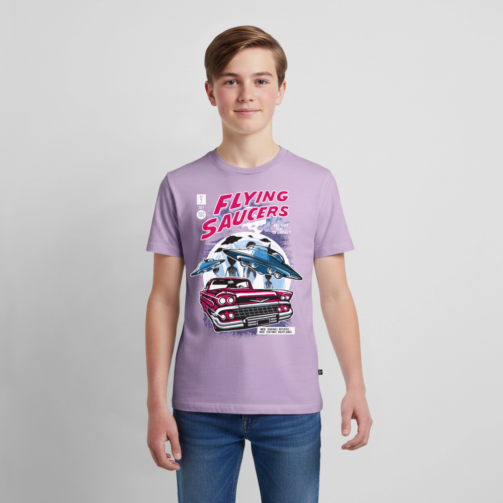 FLYING SAUCERS Premium Teenager T-Shirt - lavender
