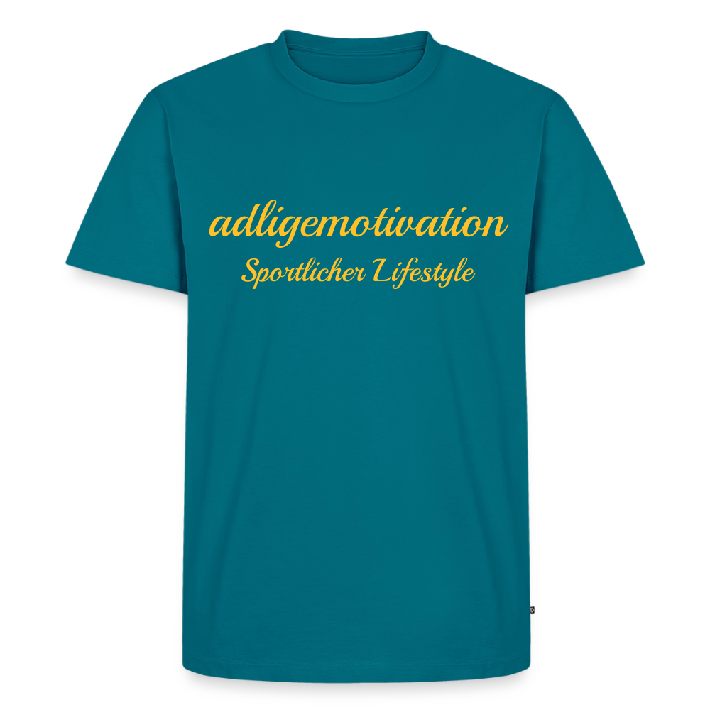 Sportlicher Lifestyle Premium T-Shirt - petrol