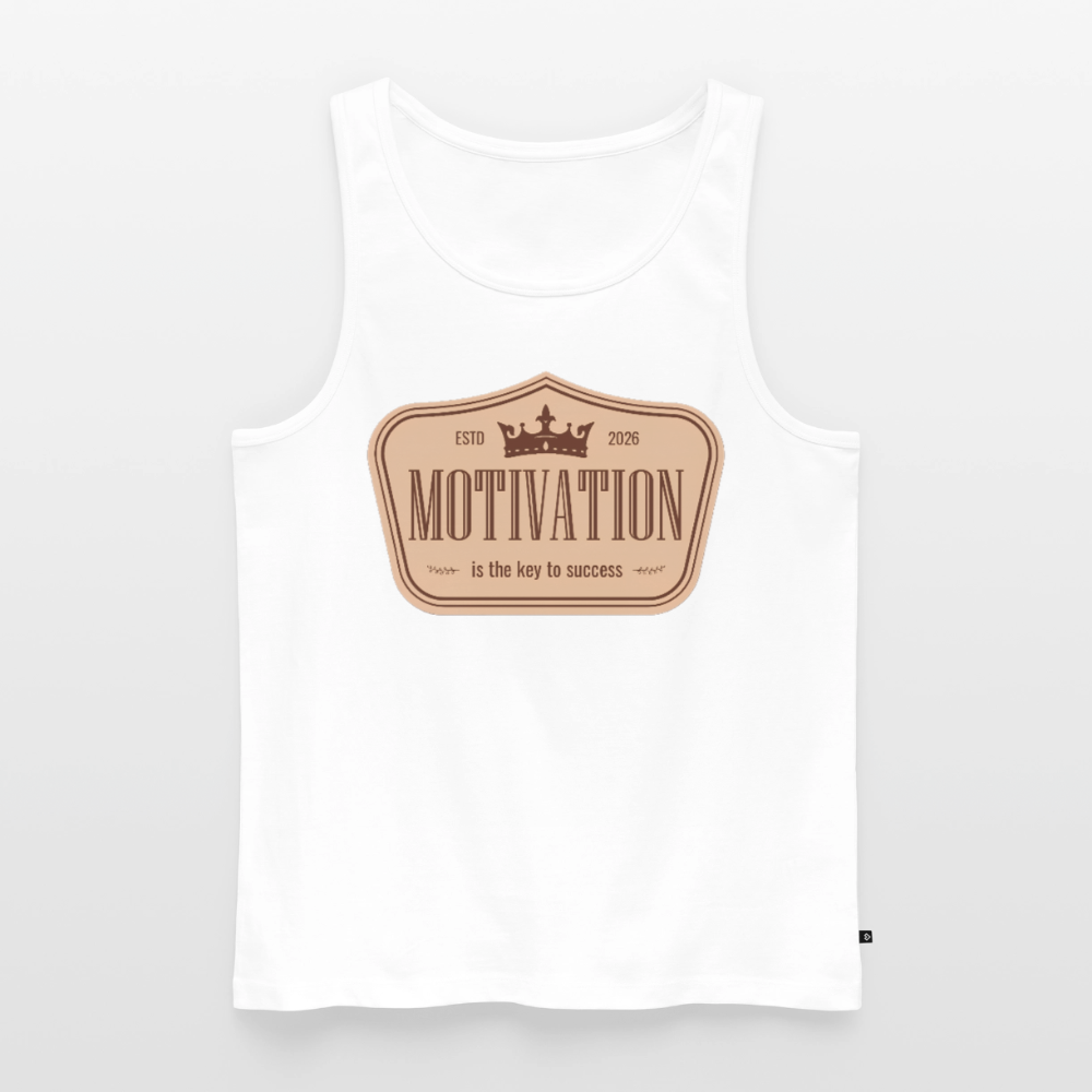 Motivations Premium Tank Top - white