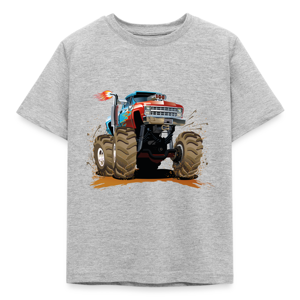 Monstertruck Kinder T-Shirt - heather grey