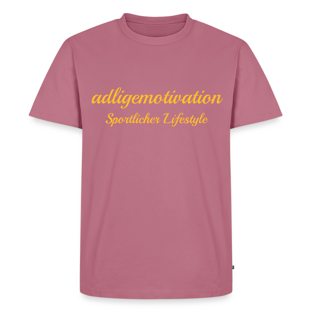 Sportlicher Lifestyle Premium T-Shirt - mauve