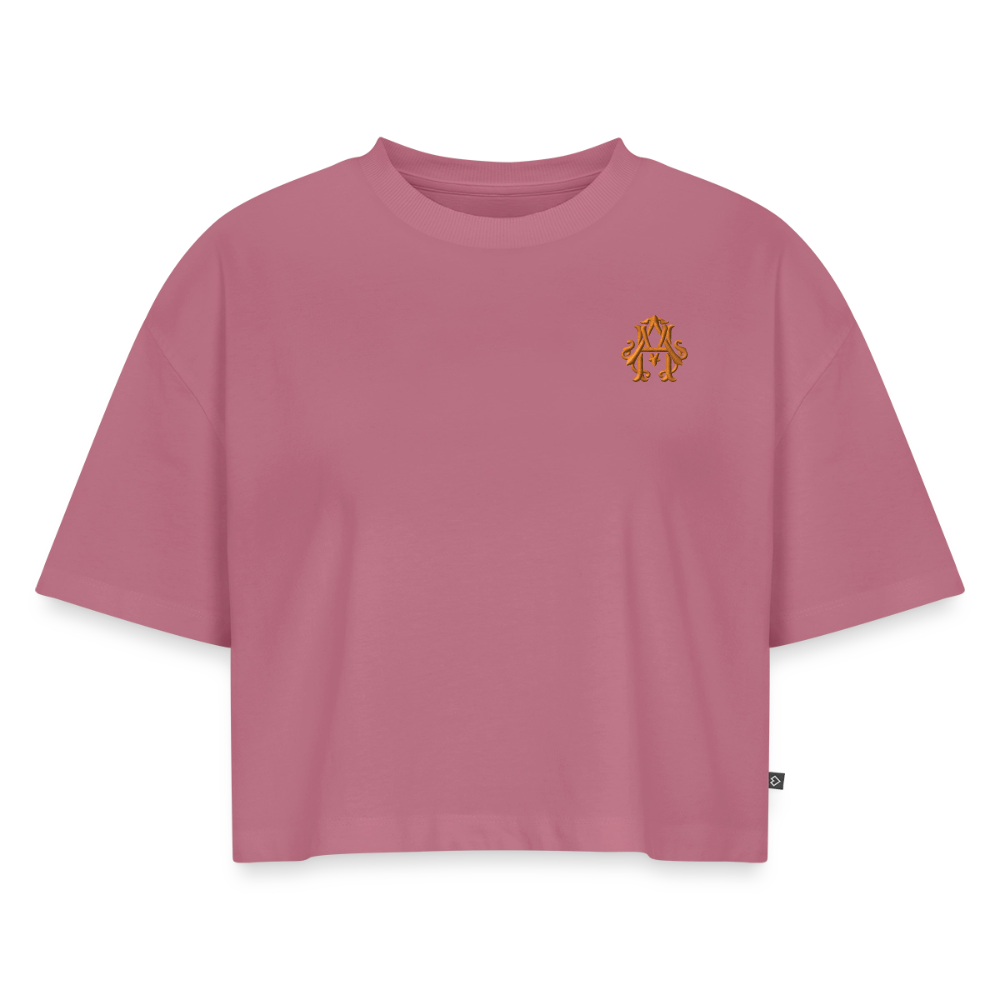 #TEAM adligemotivation Premium Cropped T-Shirt - mauve