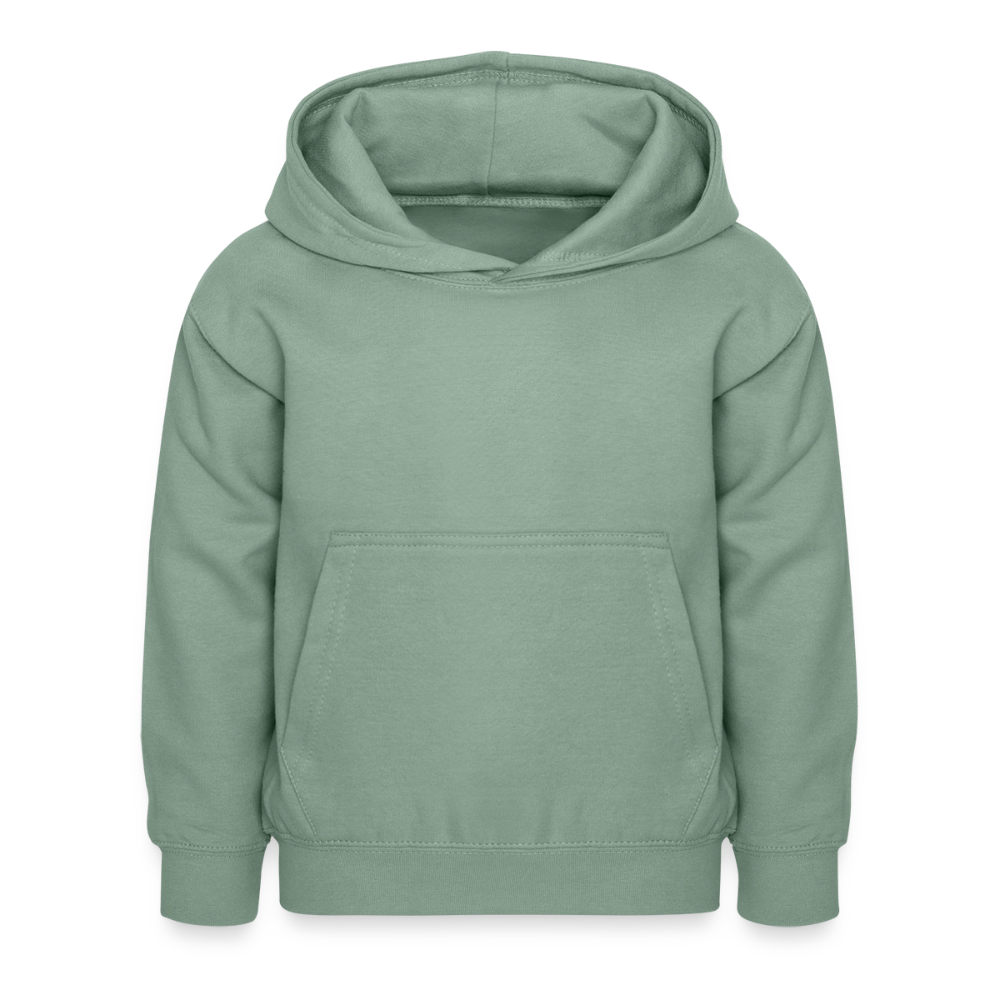 Hunde mit Brille Kinder Hoodie - steel green