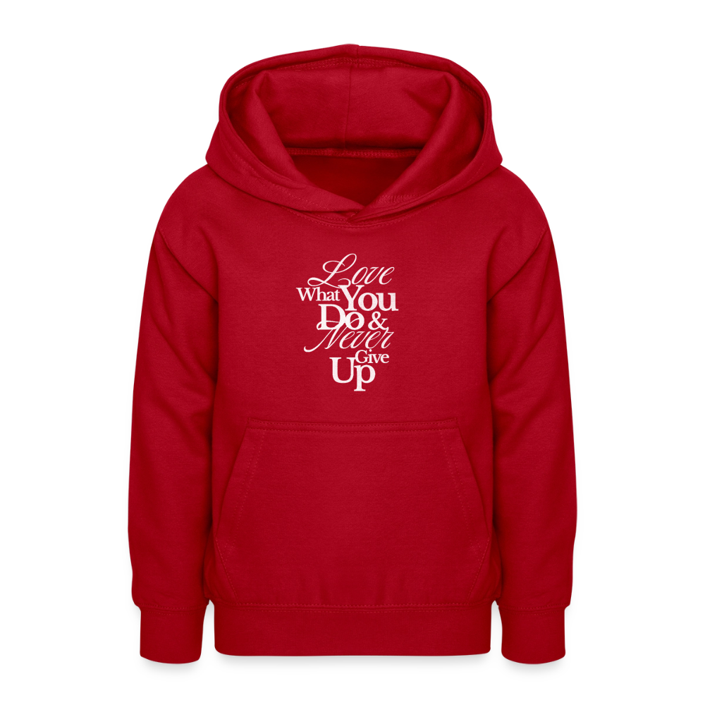 Love What You Do Hoodie - red