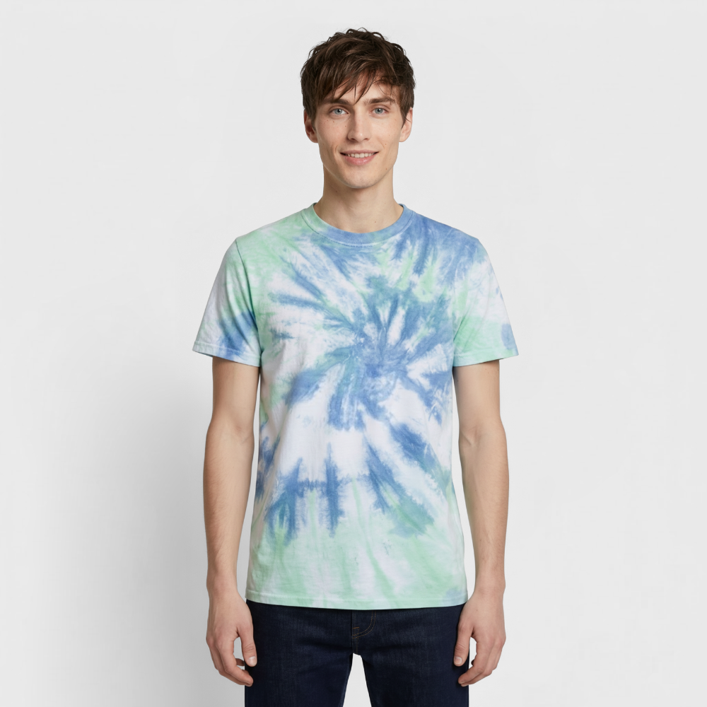Tie-Dye T-Shirt - Blue Spiral