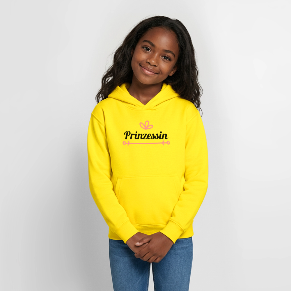 Prinzessin Hoodie Teenager - yellow