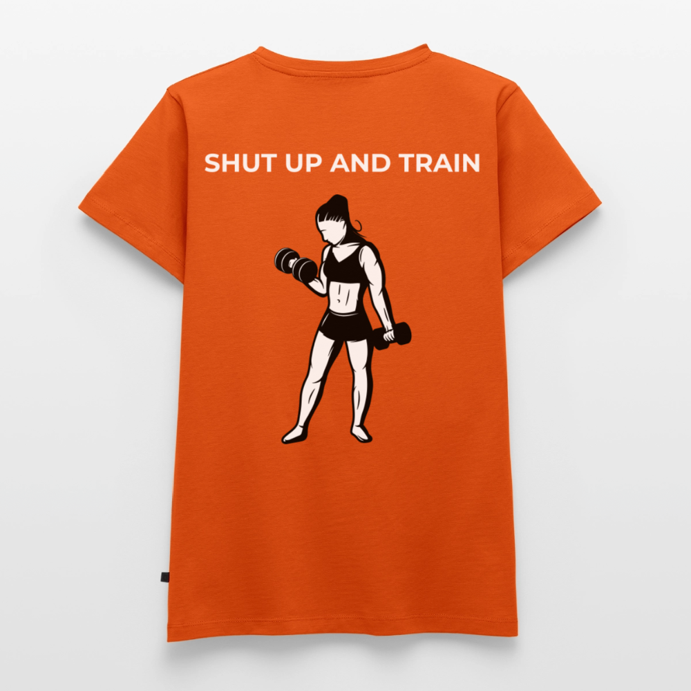 NO PAIN NO GAIN T-Shirt Woman - orange 