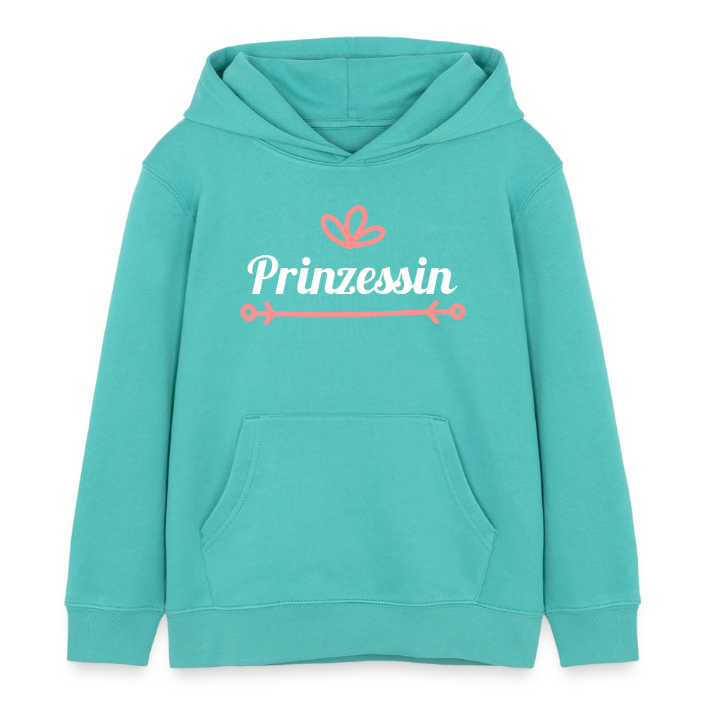Prinzessin Premium Kinder Hoodie - pool blue