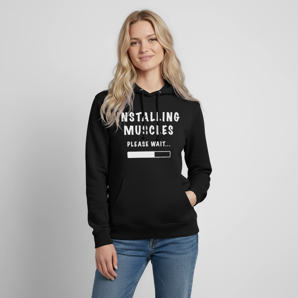 INSTALLING MUSCLES Hoodie - black