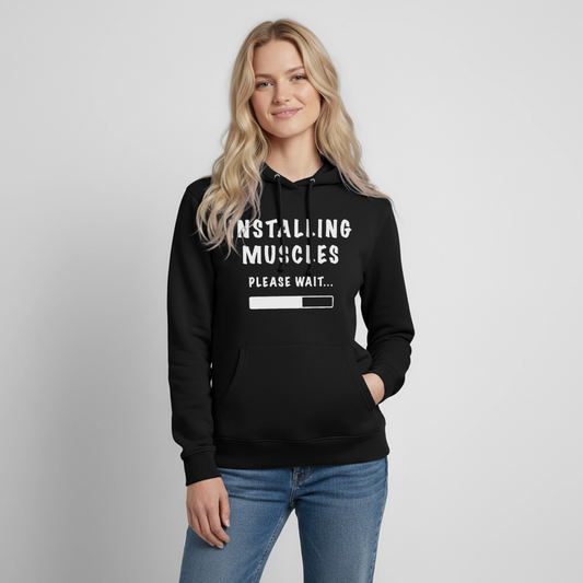 INSTALLING MUSCLES Hoodie - black