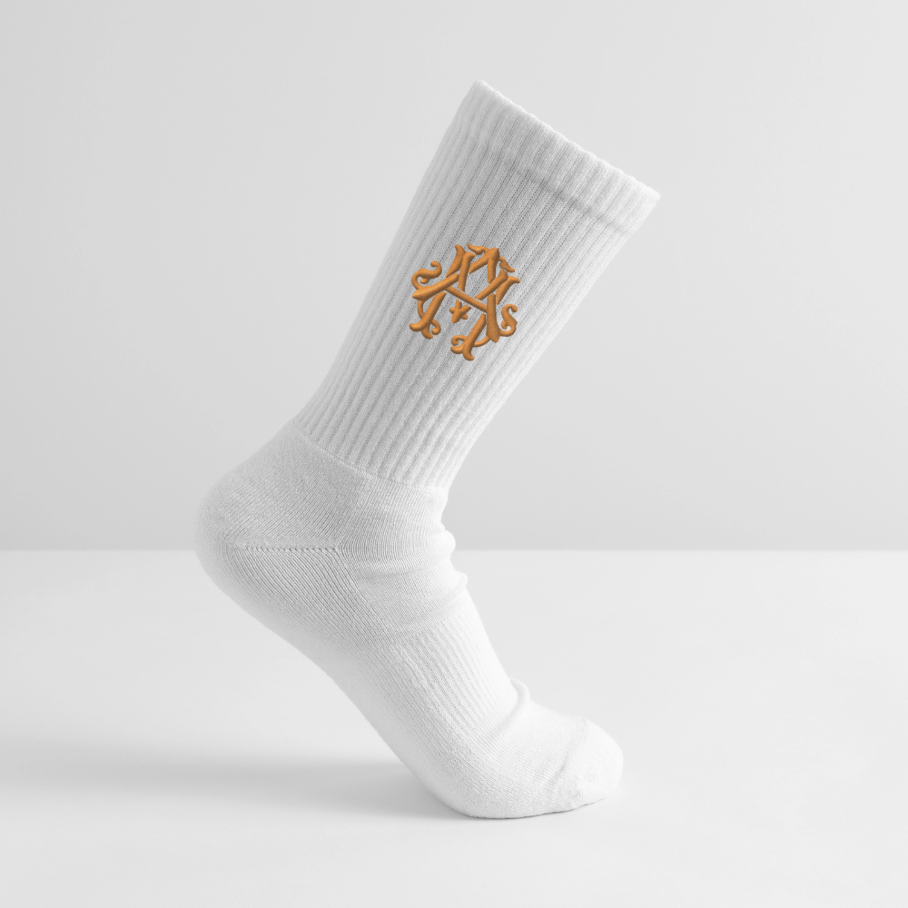 adligemotivations Logo Tennissocken - white