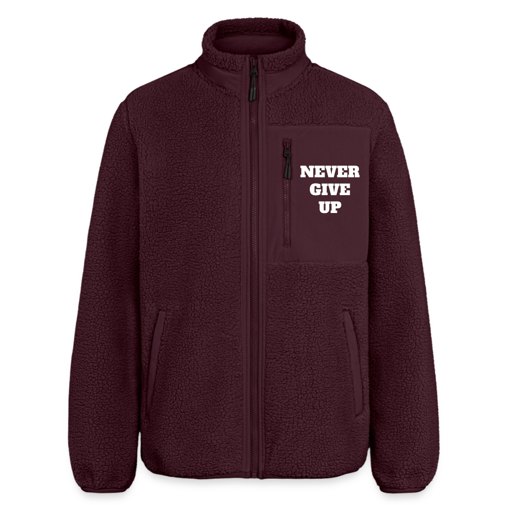 Never give up Sherpa - Jacke - maroon