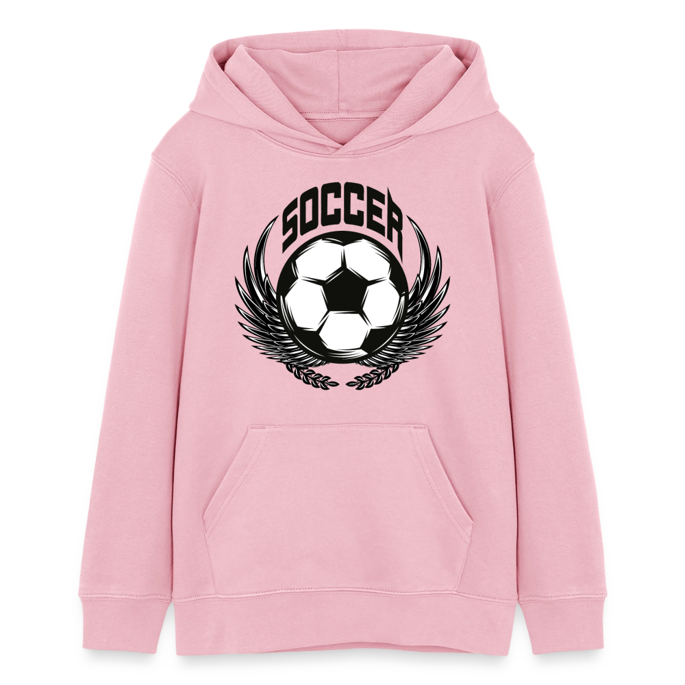 Soccer Premium Teenager Hoodie - cotton pink