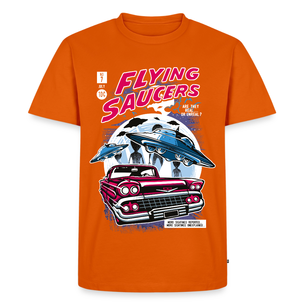 FLYING SAUCERS Premium T-Shirt - orange 