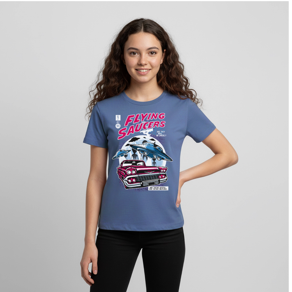 FLYING SAUCERS Premium Teenager T-Shirt - stone blue