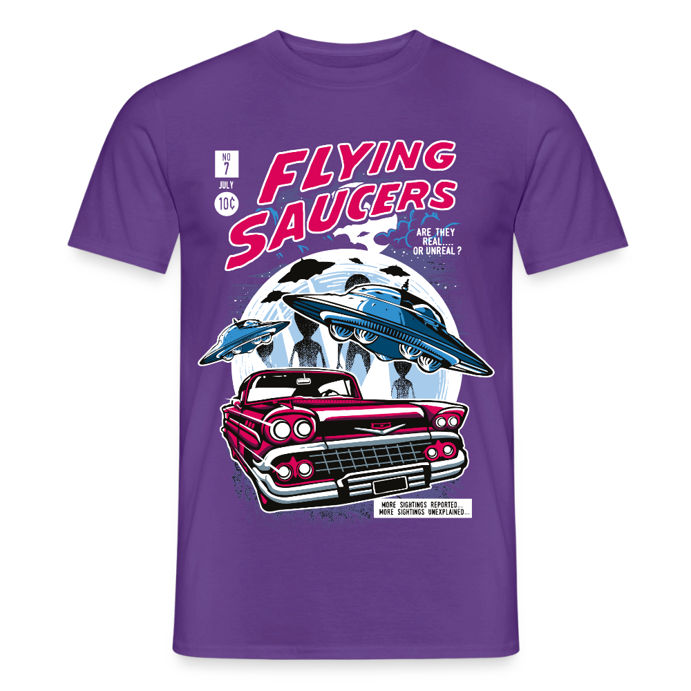 FLYING SAUCERS  T-Shirt - purple