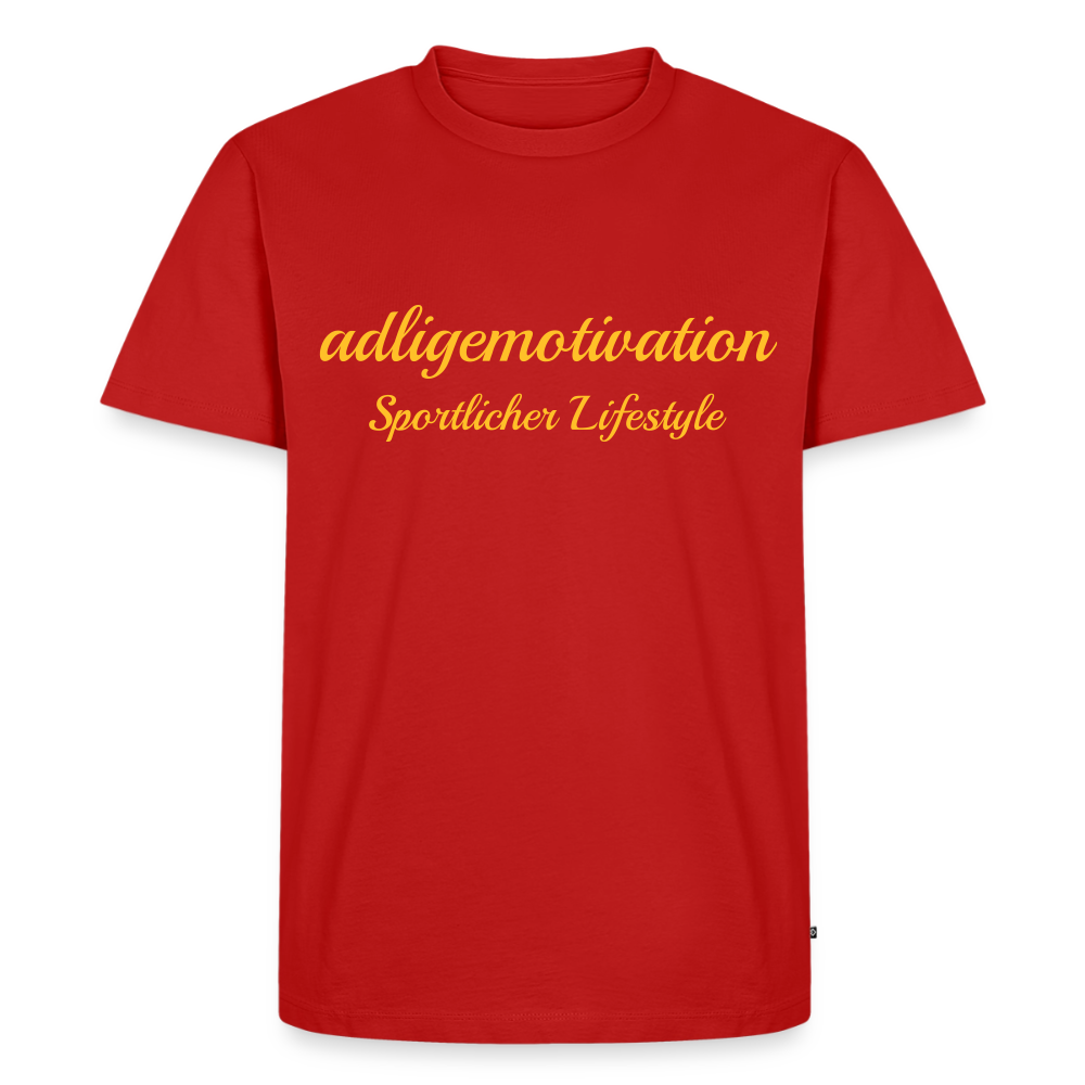 Sportlicher Lifestyle Premium T-Shirt - red