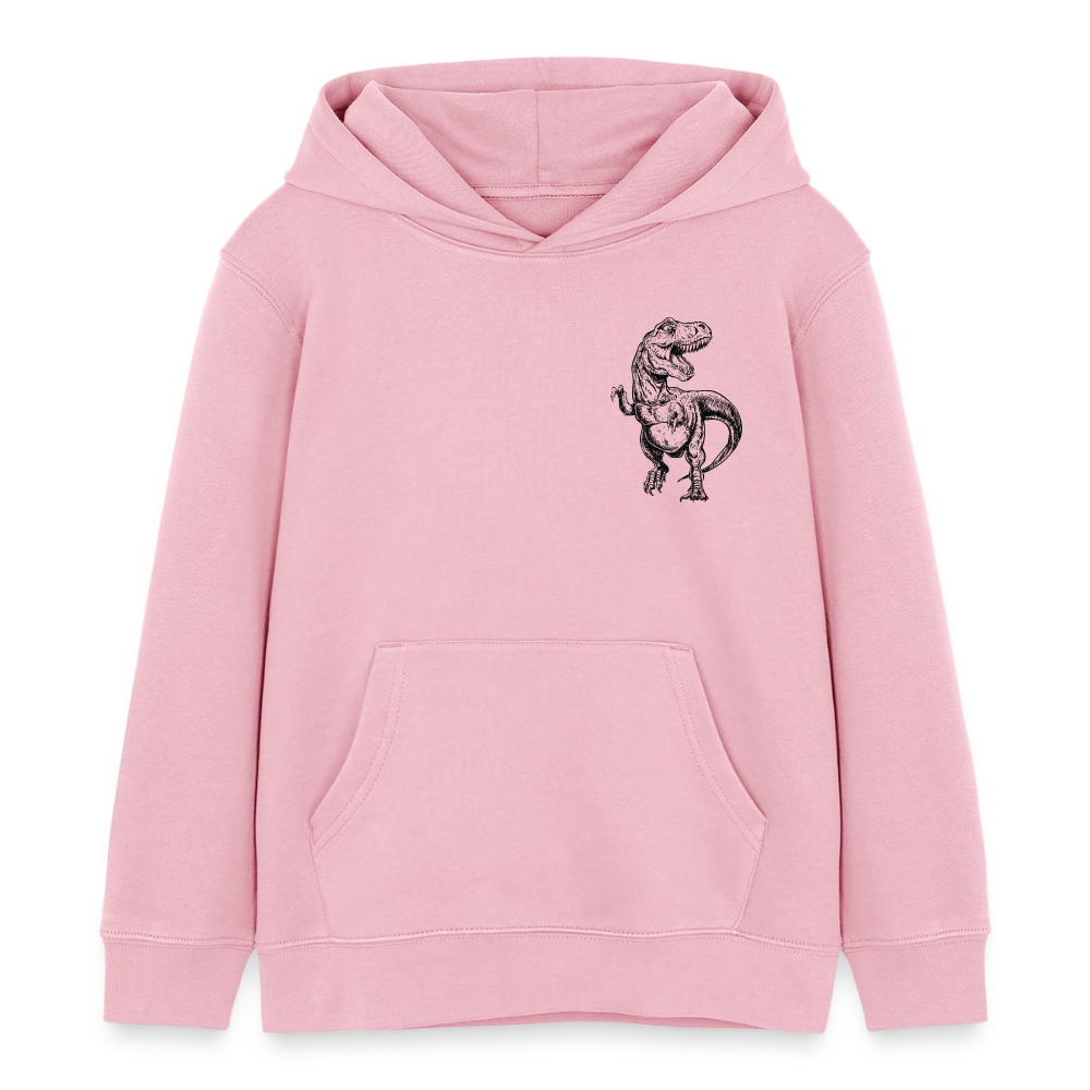 Dinosaurier Premium Kinder Hoodie - cotton pink