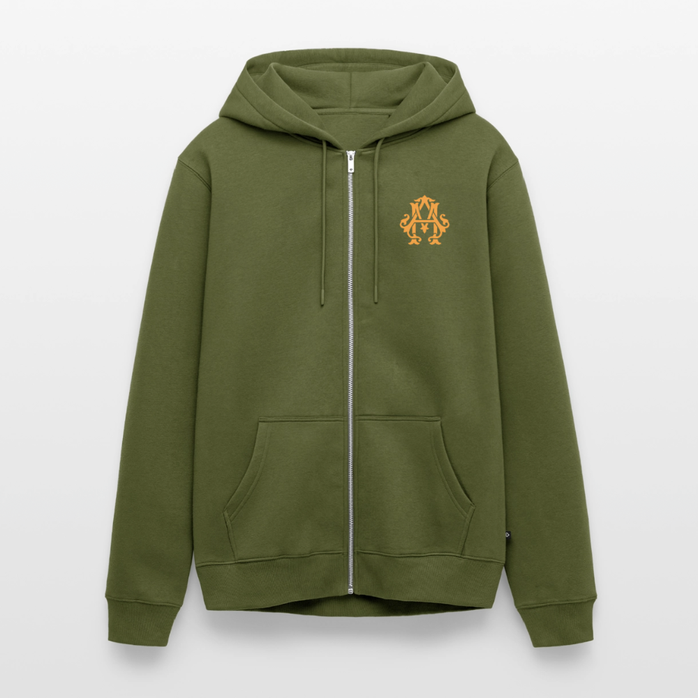 #TEAM adligemotivation Premium Logo Sweatjacke - khaki