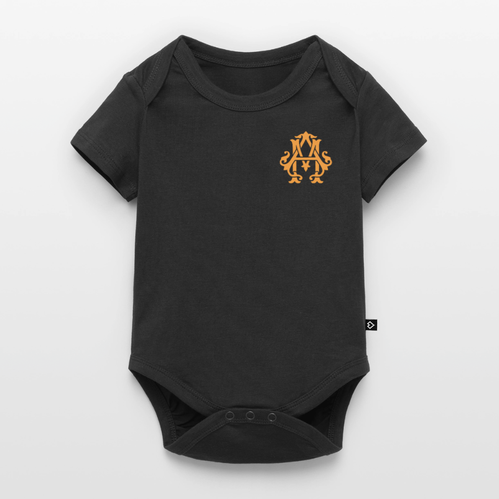 adligemotivation Premium Logo Baby Kurzarm-Body - black