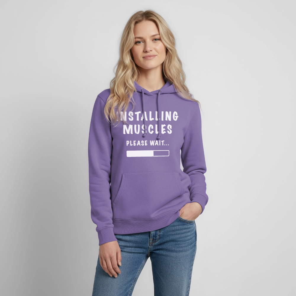INSTALLING MUSCLES Hoodie - lavender