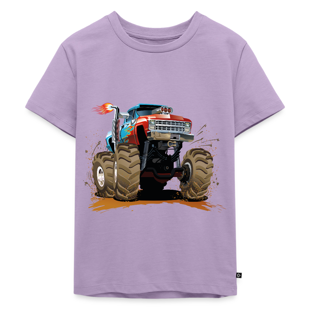 Monstertruck Premium Kinder T-Shirt - lavender