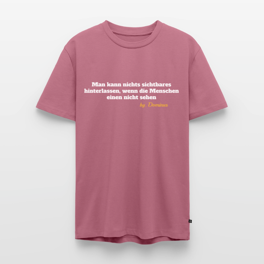 Zitat Aufdruck Premium T-Shirt - mauve