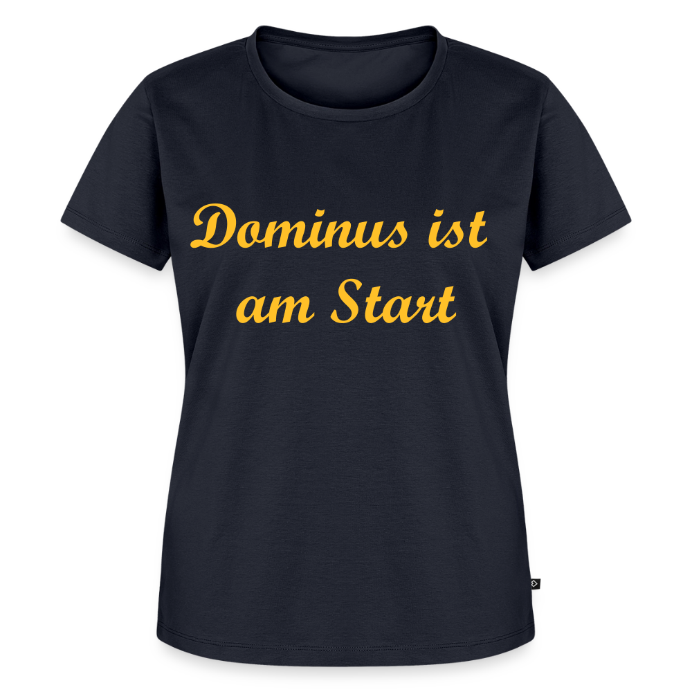 Dominus ist am Start Premium T-Shirt Woman - navy