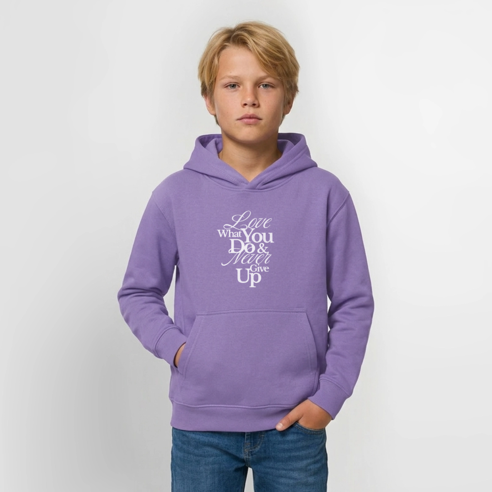 Love What You Do Hoodie - lavender