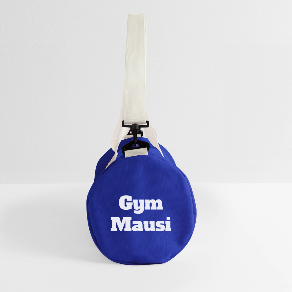 Gym Mausi Duffel Bag - bright royal/off white