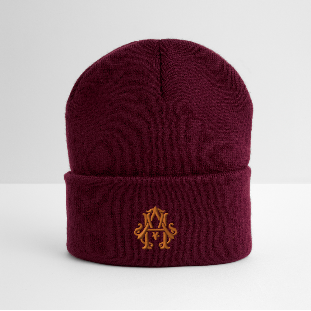 adligemotivations Logo Wintermütze - burgundy