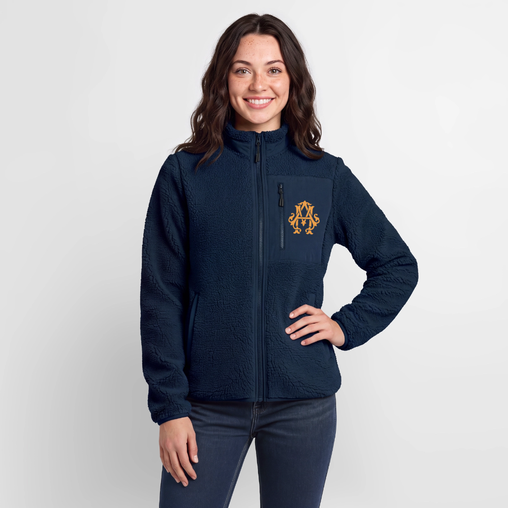 adligemotivations Logo Sherpa - Jacke - navy