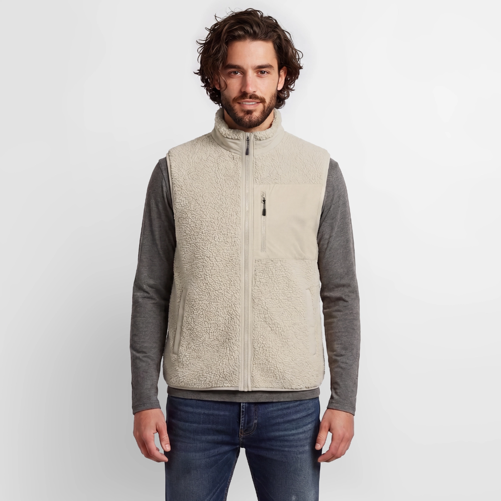 Sherpaweste - beige