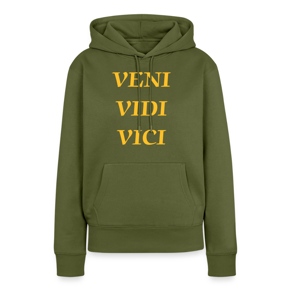 Veni, vidi, vici Premium Hoodie Woman - khaki