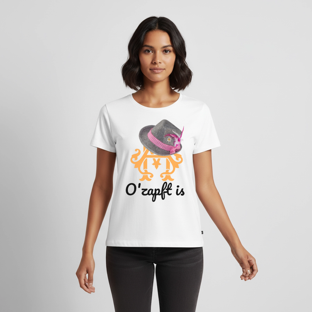 O´zapft is Premium T-Shirt - white