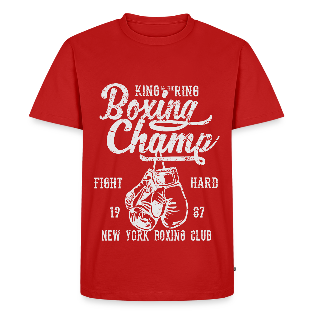 Boxing Champ Premium T-Shirt - red